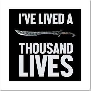 I've Lived A Thousand Lives Posters and Art